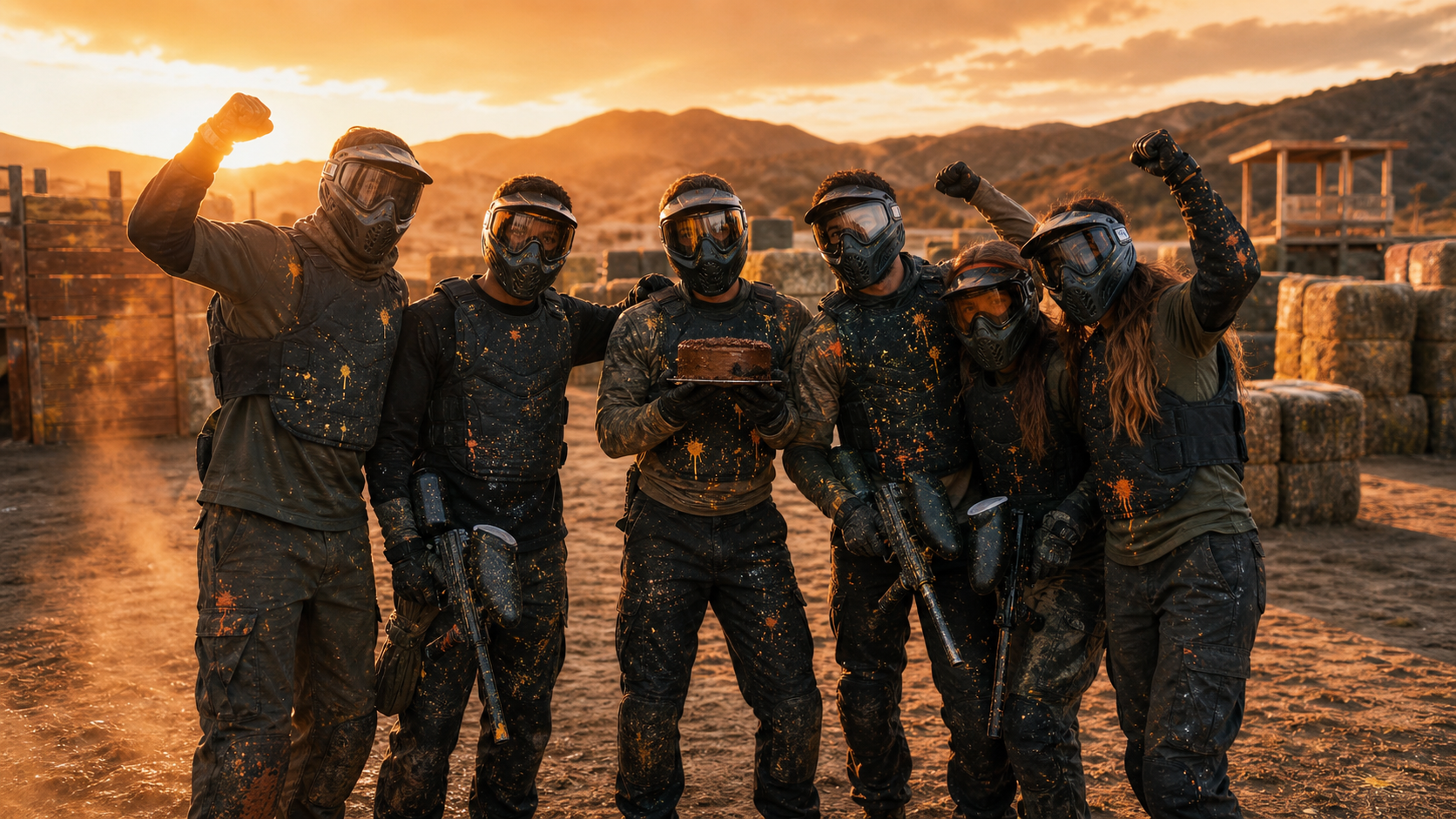 Cumpleaños en Villa Zapata Paintball